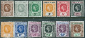 Leeward Islands 1954 SG126-137 QEII (12) MLH