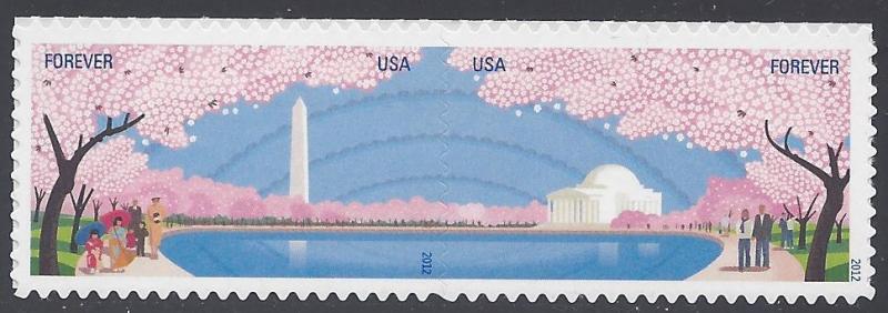 #4651-4652 (45c Forever) Cherry Blossom Centennial 2012 M...