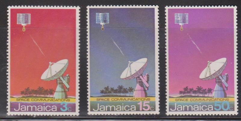 JAMAICA Scott # 340-2 Used - Earth Satellite Station