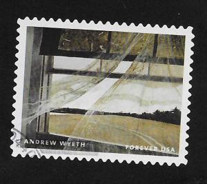 New 2017 - Andrew Wyeth 'Wind From the Sea' - 1 of 12 - Used Off Paper