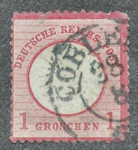 DYNAMITE Stamps: Germany Scott #17 - USED