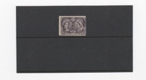 KAPPYSTAMPS CANADA #56 1897 8c JUBILEE ISSUE MINT HINGE REMNANT NO THINS  H569