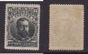 Newfoundland-Sc#103- id30-unused og NH 15c KGV-1911-S/H fee reflects cost of tra
