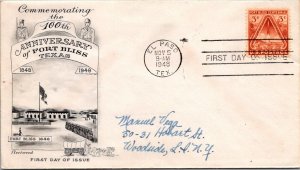 FDC 1948 SC #976 Fleetwood Cachet - El Paso, Tx - Single - J1585