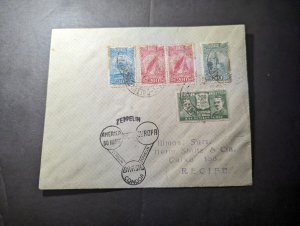 1933 Brazil Airmail Cover Florianopolis to Recife Condor Zeppelin Airline