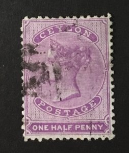 Ceylon, Sc.# 45 used, CV $50.00