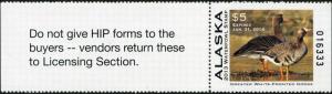 ALASKA #29A 2013 STATE DUCK GREATER WHITE FRONTED GOOSE HUNTER TYPE