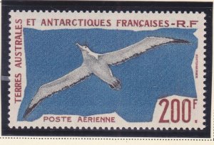 FSAT / TAAF C3 200fr MNH OG 1959 Wandering Albatross Airmail Issue VF