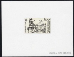 France, 1950-Present #B556 (YT 2258) Cat€80, 1983 Stamp Day, epreuves deluxe