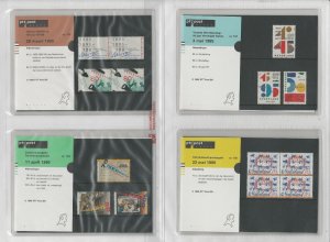 Netherlands Davo PTT Album, Mint NH Stamps & Sets, 20 Hingless Pages, 1995-97