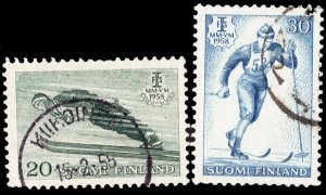 Finland Scott 354-355 Used.