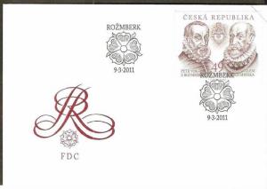 Czech Rep. 2011 Personalities Petr Vok & Vilen Brothers of Rosenberg Rose Coa...