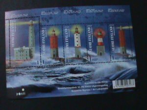 FINLAND-2003-SC#1197- THE LIGHT HOUSES MNH-S/S VF WE SHIP TO WORLD WIDE