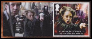 GB LS157c Harry Potter Minerva McGonagall & Shacklebolt 1st single MNH 2023