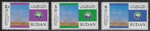 Sudan Scott #'s 620 - 622 MNH