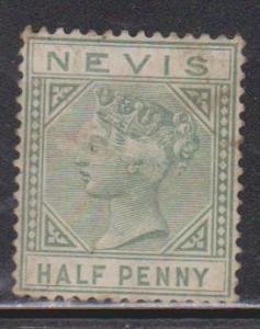 NEVIS Scott # 21 Used - Queen Victoria