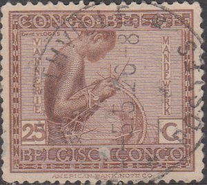 Belgian Congo #93 Used