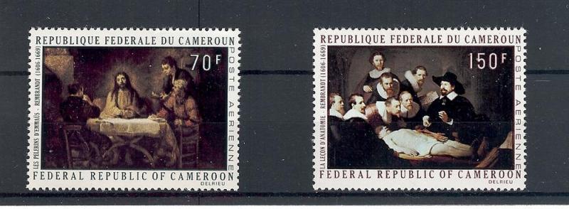 Cameroun, C154-55, Paintings Singles,**MNH**