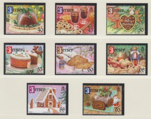 Jersey 2013, ' Christmas Fayre'  Set of 8.  unmounted mint NHM