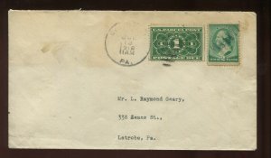 JQ1 Parcel Post Postage Due Used Stamp Illegal Postage Use Cover (JQ1-C1)