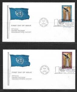 United Nations NY 183-84 Statue Headquarters Cachet FDC Signed by Designer