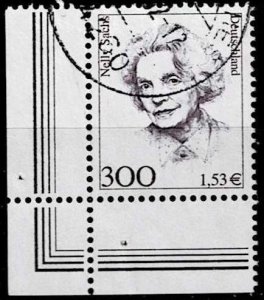 Germany 2001,Sc.#1732 used Famous Women: Nelly Sachs (1891-1970)