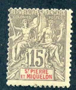 St. Pierre & Miquelon 68 Mint Hinged