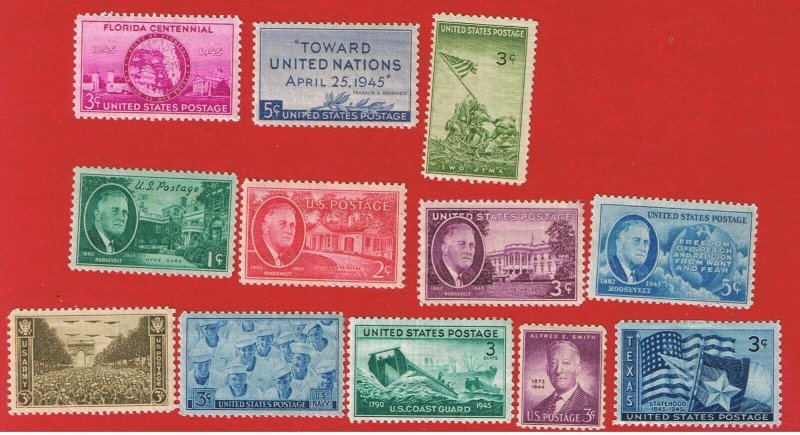 #927-938 MVFLH OG  Washington Free S/H