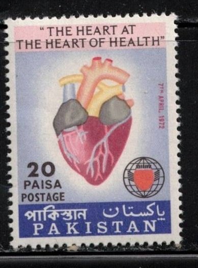 PAKISTAN Scott # 320 MH - Heart Health