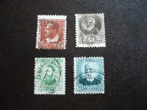 Stamps - Spain - Scott# 516a-518a, 526  - Used Part Set of 4 Stamps