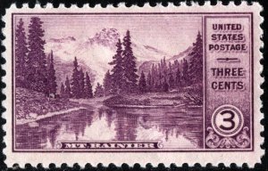 SC#742 3¢ National Parks Issue: Mt. Ranier (1934) MNH