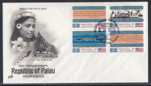 Palau Scott 4a FDC - First Postage Stamps
