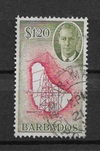 1950 Barbados 226 $1.20 Map used