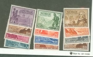 Norway #279-89 Mint (NH)