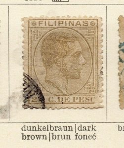 Philippines 1880 Early Issue Fine Used 2.5c. NW-172006