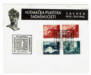 Croatia 1942, Plastika First Day Cover - Z401