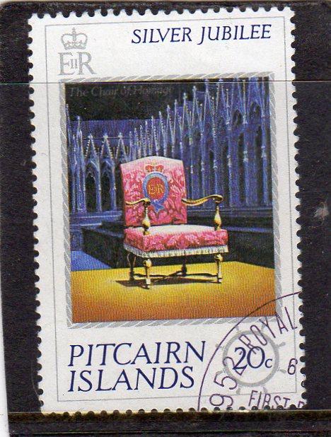 Pitcairn Island Silver Jubilee used