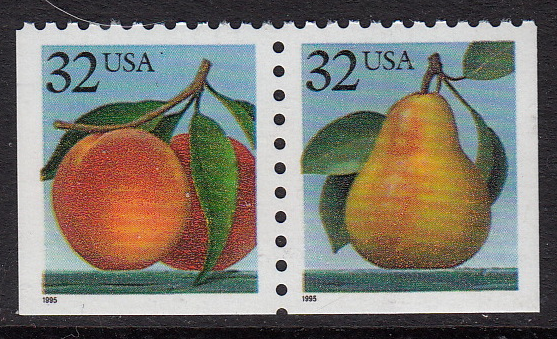 United States #2488b Peach & Pear, MNH, Booklet, Please see the description.