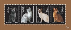 Guyana - 2013 - Cats - Sheet Of 4 - MNH