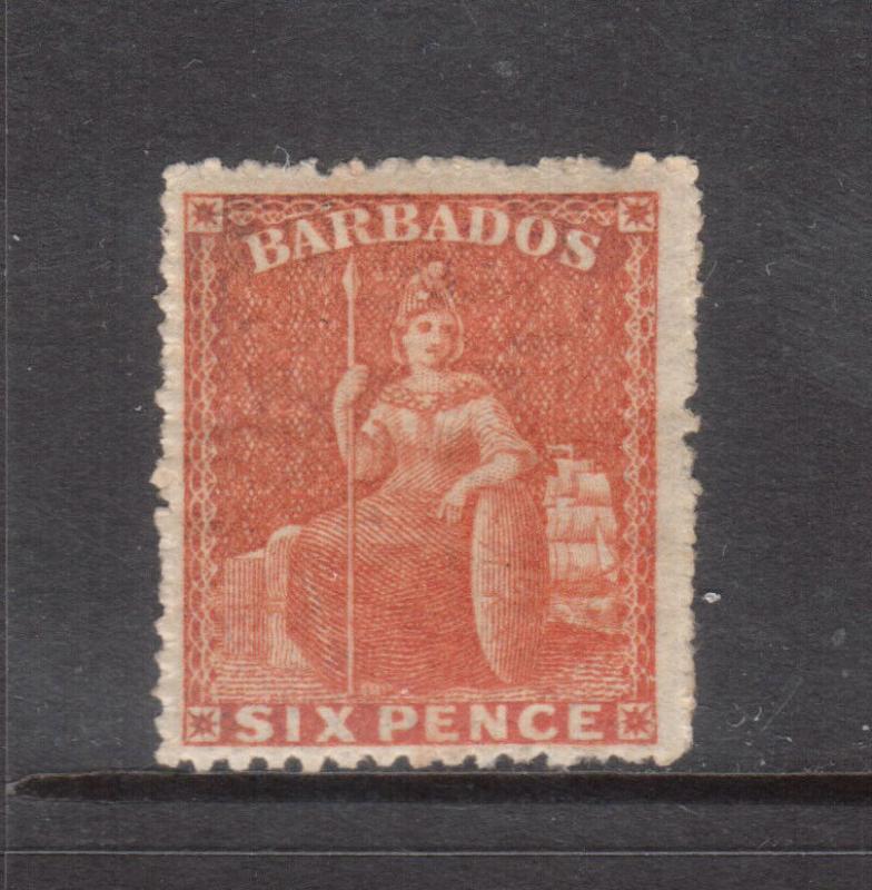 Barbados #20 Very Fine Mint Original Gum Hinged - Trifle Oxidization