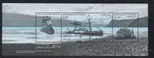 Greenland Sc 528a 2008 Nordrnskjold Explorer stamp sheet mint NH