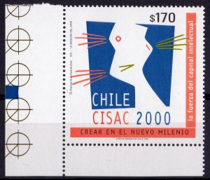 Chile 1999 Sc#1300  Congress of Authors/Composers-Music Single MNH