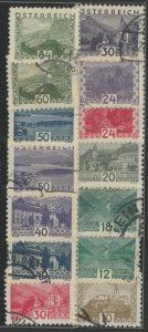 Austria #340-353  Single (Complete Set)