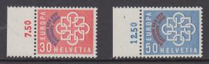 Switzerland    #376-77   mlh    cat $75.00