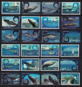 Aitutaki Whales Dolphins Ships Definitives 24v COMPLETE 2013 MNH SC#600-611