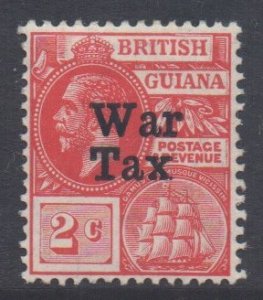 British Guiana Scott MR1 - SG271, 1918 War Tax 2c MH*