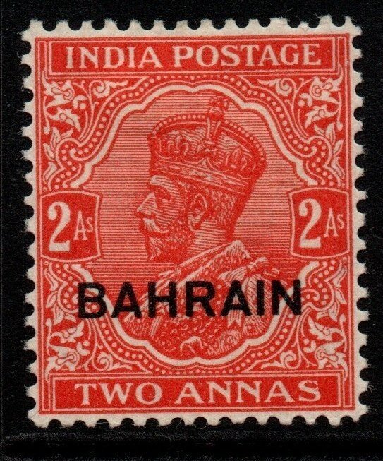 BAHRAIN SG17 1935 2a VERMILION MTD MINT
