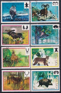 Poland 1973 Sc 1971-8 International Hunting Committee Congress Stamp CTO