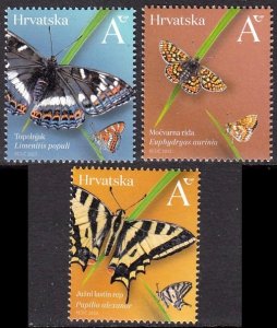 CROATIA 2023 BUTTERFLIES PAPILLONS SCHMETTERLING FARFAL