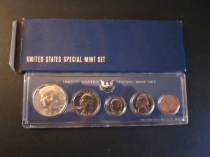 1964 five coin proof set